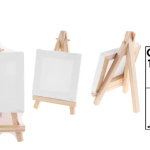 MINI CANVAS WITH EASEL 6 x 6 cm 280 g
