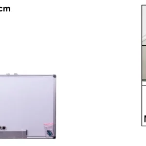 WHITEBOARD ALUMINUM FRAME 40 x 60 cm