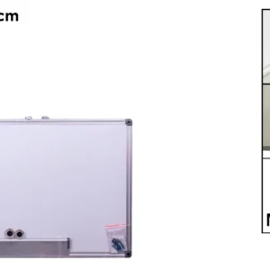 WHITEBOARD ALUMINUM FRAME 60 x 90 cm