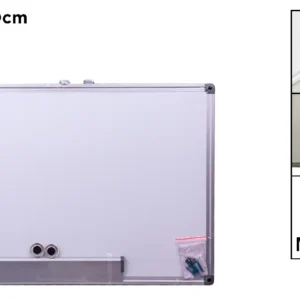 WHITEBOARD ALUMINUM FRAME 90 x 120 cm