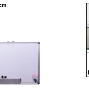 WHITEBOARD ALUMINUM FRAME 40X60